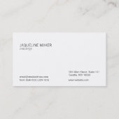 Gouden Libel / Marmergrijze Visitekaartje (Achterkant)