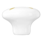 Gouden Libel Ontwerp Gepersonaliseerd Keramische Knop (Zijkant)