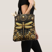 Gouden Libel Tote Bag (Dichtbij)