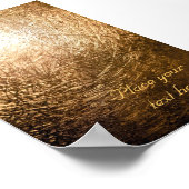 Gouden Licht 001 Poster (Hoek)