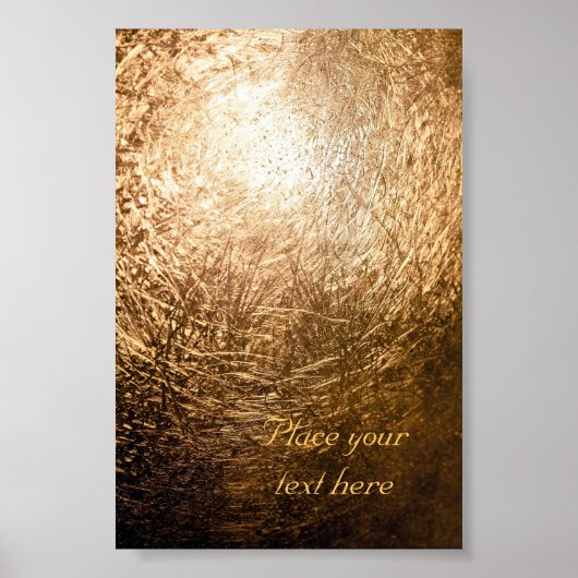 Gouden Licht 001 Poster (Voorkant)