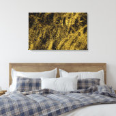 Gouden Licht Gras Canvas Print (Insitu (Slaapkamer))