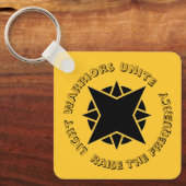 Gouden Licht Krijgers Verenigen Sleutelhanger (Voorkant)