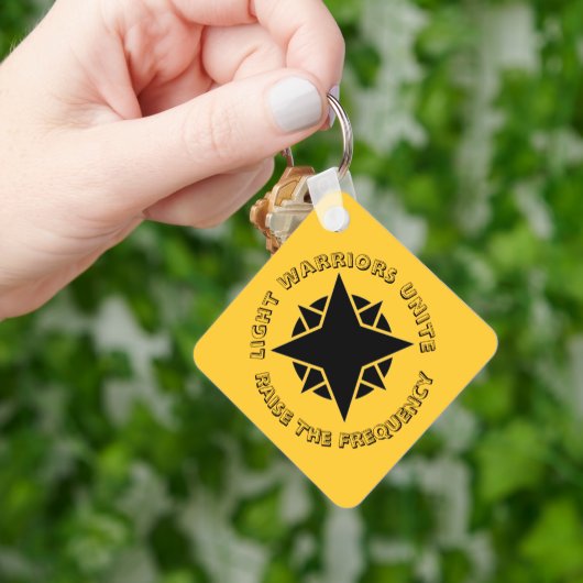 Gouden Licht Krijgers Verenigen Sleutelhanger (Hand)