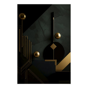 Gouden-Licht Minimalistische Hemel Perfect Poster