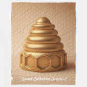 "Gouden Licht Ontwerpen" Fleece Deken (Voorkant)