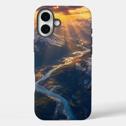Gouden Licht Over de Alpenrivier001 Case-Mate iPhone Case (Achterkant)