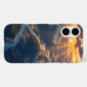 Gouden Licht Over de Alpenrivier001 Case-Mate iPhone Case (Achterkant (horizontaal))