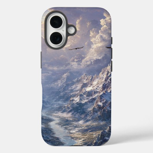 Gouden Licht Over de Alpenrivier002 Case-Mate iPhone Case (Achterkant)