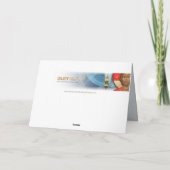 "Gouden Licht" Russisch-orthodoxe kerstkaart Feestdagen Kaart (Achterkant)