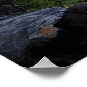 Gouden Licht Waterval Poster (Hoek)