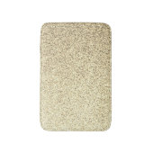 Gouden licht zachte glitter vonken badmat (Voorkant Verticaal)