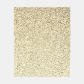 Gouden licht zachte glitter vonken fleece deken (Voorkant)