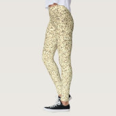 Gouden licht zachte glitter vonken leggings (Links)