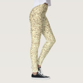Gouden licht zachte glitter vonken leggings (Rechts)