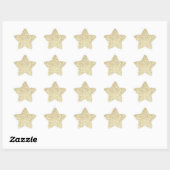 Gouden licht zachte glitter vonken ster sticker (Vel)