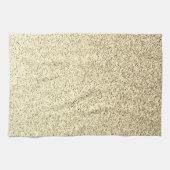Gouden licht zachte glitter vonken theedoek (Horizontaal)