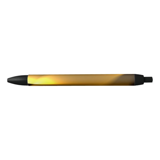 Gouden Lichten Zwarte Inkt Pen (Voorkant)