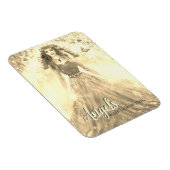 Gouden Lichtengel – Engelen lopen naast je Quote Magneet (Rechterzijde)