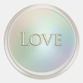 Gouden Liefde Enveloppe Zegel (Voorkant)
