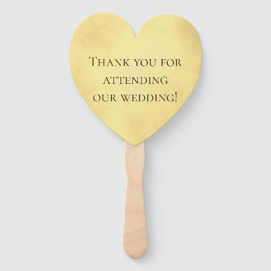 Gouden liefde nooit mislukt bruiloft handwaaier (Achterkant)