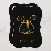 Gouden Lier Kaart (Voorkant / Achterkant)