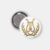 Gouden Lier tas Magneet (Voorkant / Achterkant)