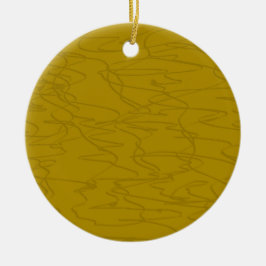 Gouden Lijnen Keramisch Ornament