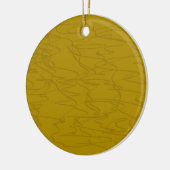 Gouden Lijnen Keramisch Ornament (Links)