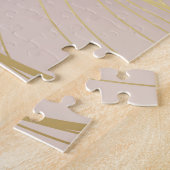 Gouden lijnen: luxepatroon. legpuzzel (Zijkant)