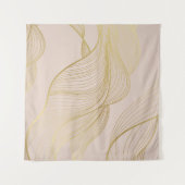 Gouden lijnen:  luxepatroon. wandkleed (Voorkant (horizontaal))