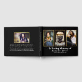 Gouden lijst collage foto ter liefdevolle herinner gastenboek (Volledig)