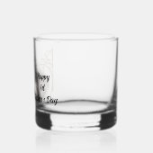 Gouden lijst foto 1e Vaderdag Whisky Glas (Links)