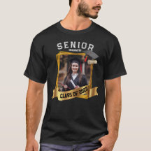 Gouden lijst foto eindexamenfeest seniors
