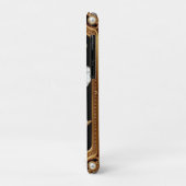 Gouden lijst met bloem- en parelontwerp Case-Mate iPhone case (Achterkant/links)