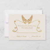 Gouden Lijst met vleugels Response Kaart (Voorkant)
