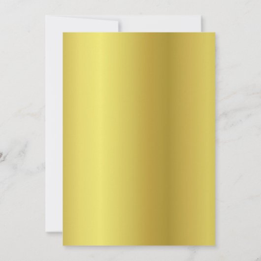 Gouden Lijst pioenen en hortensia's Vrijgezellenfe Kaart (Achterkant)