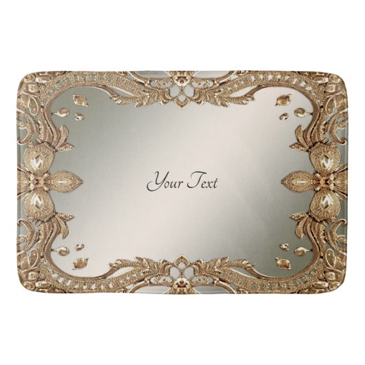 Gouden  Lijsten badmat (Voorkant)