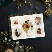 Gouden Lijsten & Botanische Accents Cream Afstuder Kaart