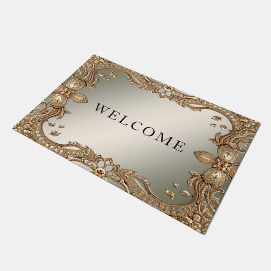 Gouden  Lijsten deurmat (Schuin)