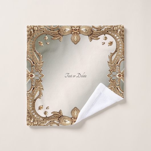 Gouden Lijsten handdoekset Bad Handdoek (Wasdoekje)
