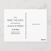 Gouden lijsten sieraden geïnspireerd bruiloft foto briefkaart (Achterkant)