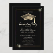 Gouden Lijsten Sparkle, Graduation Cap Afstuderen Kaart (Voorkant / Achterkant)