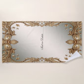 Gouden  Lijsten strandlaken (Voorkant)