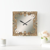 Gouden  Lijsten wandklok (Huis)