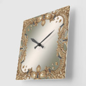 Gouden  Lijsten wandklok (Hoek)