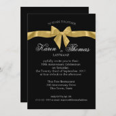 Gouden Lint 50e Verjaardag Kaart (Voorkant / Achterkant)