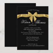 Gouden Lint 50ste Verjaardag Kaart (Voorkant / Achterkant)