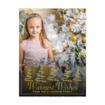 Gouden lint gestileerde kerstbomen foto vakantie