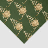 Gouden lint kerstboom Cadeau tissuepapier (Detail)
